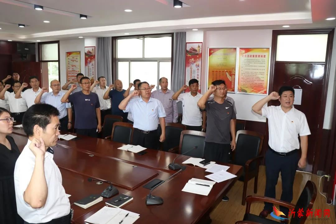 新桥小学开展八月份主题党日活动