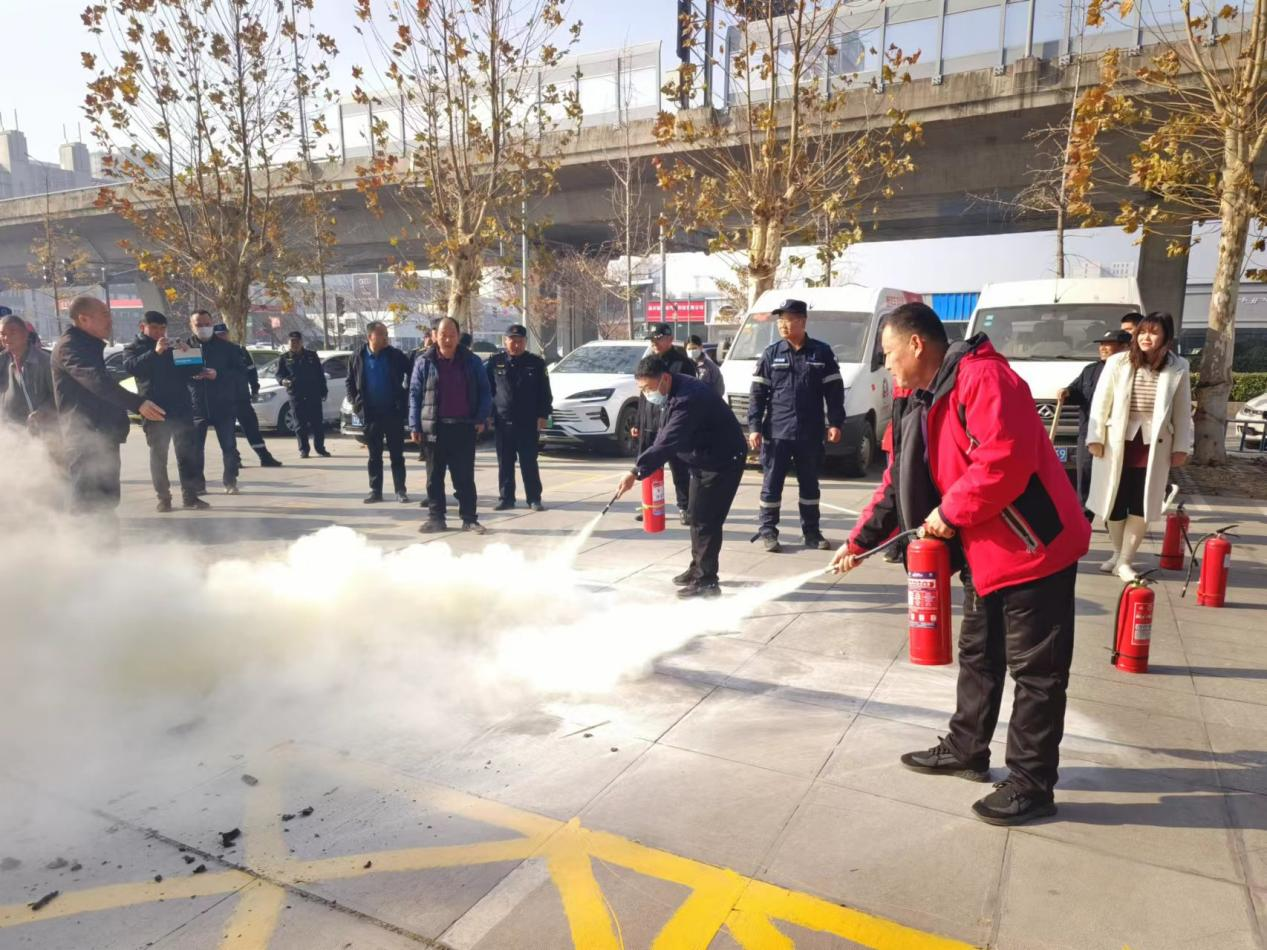 兰山街道后十社区开展12月份消防安全培训会议