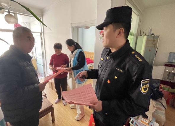 兰山街道张王庄社区多举措开展电动车专项整治及宣传行动